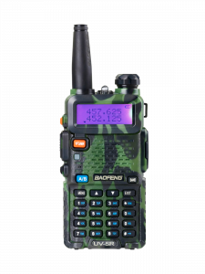 Рация Baofeng UV-5R 5W с гарнитурой камуфляж